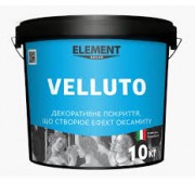 Покриття декоративне інтер'єрне ELEMENT Decor Velluto з ефектом оксамиту 10 кг